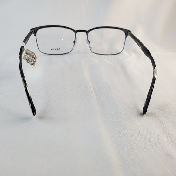 Prada PR 54TV Rx-able Men's Eyeglasses Matte Gunmetal Made in Italy NWT - Picture 5 of 6